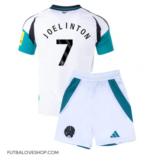 Dres Newcastle United Joelinton #7 Tretina pre deti 2024-25 Krátky Rukáv (+ trenírky)